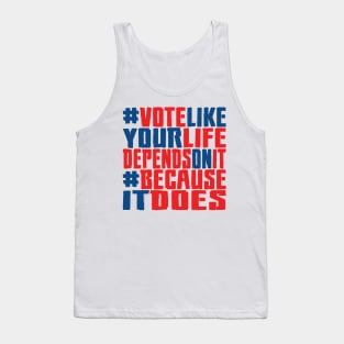 #VOTE4LIFE - Red White & Blue Tank Top